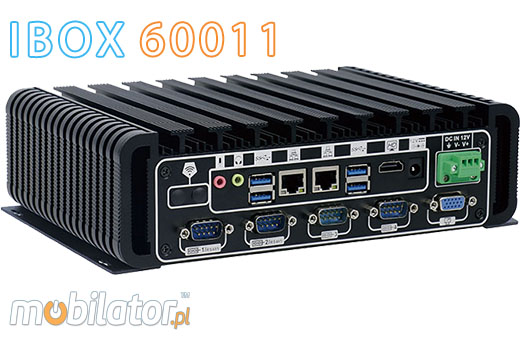 Wytrzymay mini Komputer Przemysowy Bezwentylatorowy MiniPC IBOX-60011 umpc mobilator ssd intel i5