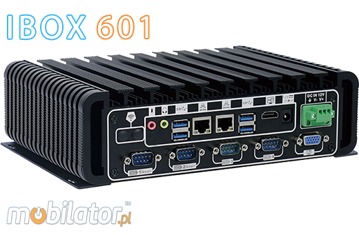 Komputer Przemysowy Fanless MiniPC IBOX-601i3U umpc mobilator ssd intel i3