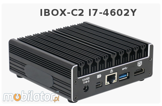 Przemysowy Komuter Fanless MiniPC Nuc IBOX-C2 I7-4602Y