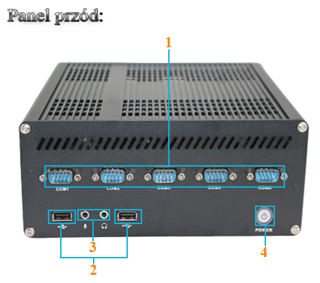 Przemysowy Fanless MiniPC IBOX-H25-X