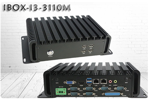 Komputer Przemysowy Fanless MiniPC IBOX-I3-3110m (WiFi)