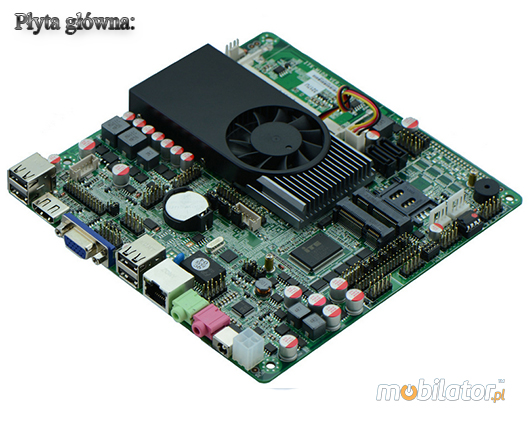 Przemysowy fanless MiniPC IBOX-M125-X4