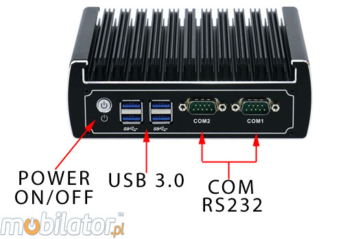 Wytrzymay mini Komputer Przemysowy Bezwentylatorowy MiniPC IBOX-N13C i5 umpc mobilator  intel core i5