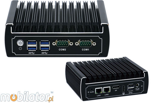 Wytrzymay mini Komputer Przemysowy Bezwentylatorowy MiniPC IBOX-N13C i5 umpc mobilator  intel core i5