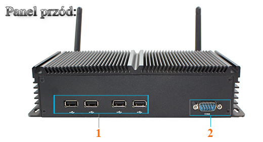 Przemysowy Fanless MiniPC IBOX-N2800A