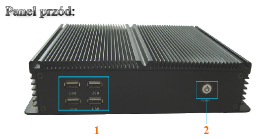 Przemysowy Fanless MiniPC IBOX-N2800B