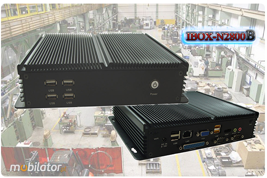 Przemysowy Fanless MiniPC IBOX-N2800B