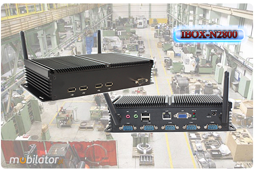 Przemysowy Fanless MiniPC IBOX-N2800