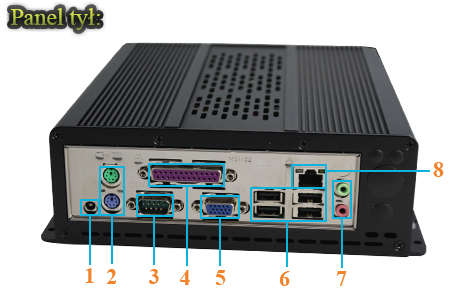 Przemysowy Fanless MiniPC IBOX-N455-S100