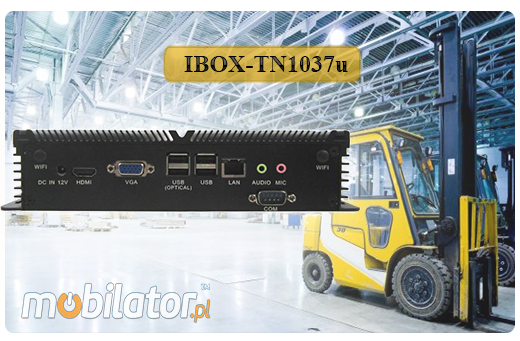 Przemysowy Fanless MiniPC IBOX-TN1037u
