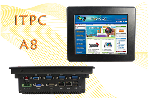 Panel Operatorski Fanless Panel PC ITPC-A8 (WiFi)