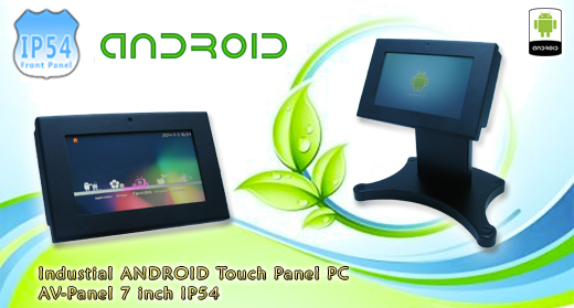 Industial ANDROID Touch Panel PC AV-Panel 7 inch IP54 Przmysowy Panel PC Andoid AV-Panel 7 WiFI Norma odpornoci IP54 Przemysowy komputer panelowy Ekran rezystancyjny 4 wire resistive wywietlacz 7 cali mobilator.pl New Portable Devices Windows  ANDRIOD PANEL PC KOMPUTER ANDROID 