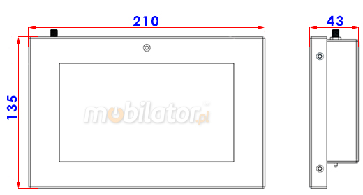 Industial ANDROID Touch Panel PC AV-Panel 7 inch IP54 Przmysowy Panel PC Andoid AV-Panel 7 WiFI Norma odpornoci IP54 Przemysowy komputer panelowy Ekran rezystancyjny 4 wire resistive wywietlacz 7 cali mobilator.pl New Portable Devices Windows  ANDRIOD PANEL PC KOMPUTER ANDROID 