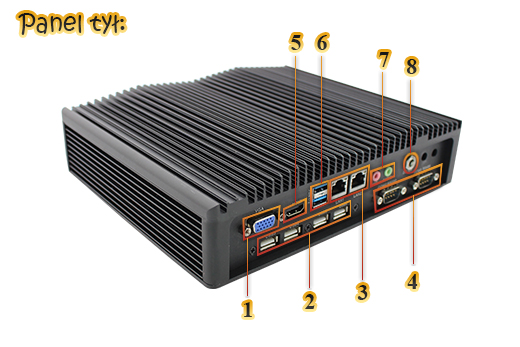 MiniPC Przemysowy Fanless MBOX-K700 i7-2677M(V41)