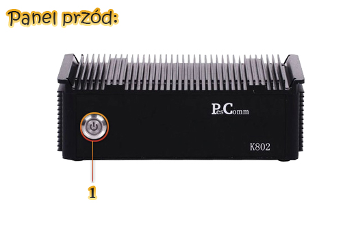 MiniPC Przemysowy Fanless MBOX K802