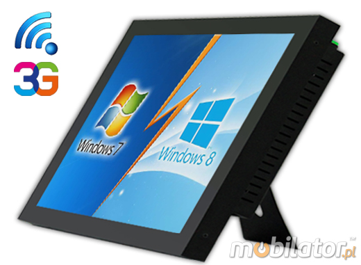 MTouch Industrial Przemysowy PanelPC MobiBOX 17   Komputer panelowy Panel PC  Przemysowy komputer panelowy Ekran rezystancyjny 5 wire resistive wywietlacz 17 cali mobilator.pl New Portable Devices Windows RS-232 COM VGA HDMI Intel Celeron 