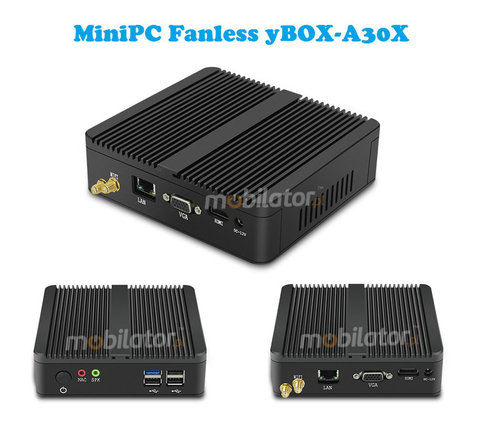 MiniPC yBOX-A30X Bezwentylatorowy Mały Komputer mobilator pl