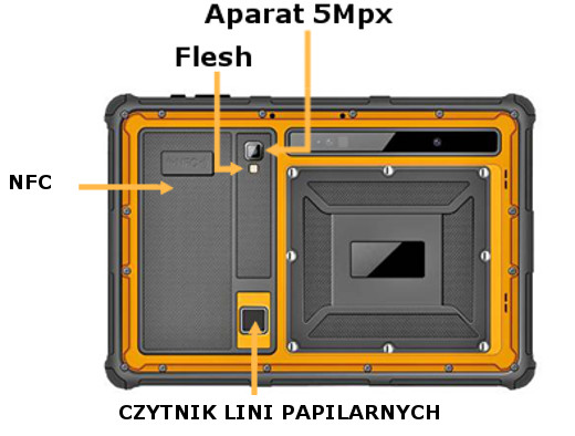 mobipad MP8802 tyl  apatar bateria