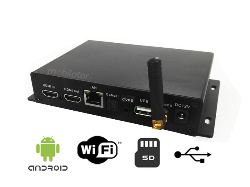 Przemysowy ANDROID Digital PLAYER Fanless MiniPC rBOX 980DS Android