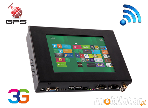 Industial Touch PC CCETouch CT08-PC Komputer panelowy Panel PC Norma odpornoci IP54 Przemysowy komputer panelowy Ekran rezystancyjny 5 wire resistive wywietlacz 8 cali mobilator.pl New Portable Devices Windows RS-232 COM 