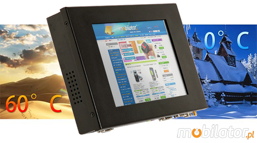 Industial Touch PC CCETouch CT08-PC Komputer panelowy Panel PC Norma odpornoci IP54 Przemysowy komputer panelowy Ekran rezystancyjny 5 wire resistive wywietlacz 8 cali mobilator.pl New Portable Devices Windows RS-232 COM 