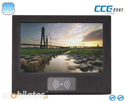 Industial Touch PC CCETouch CT10-PC Komputer panelowy Panel PC Norma odpornoci IP54 Przemysowy komputer panelowy Ekran rezystancyjny 5 wire resistive wywietlacz 10 cali mobilator.pl New Portable Devices Windows RS-232 CaOM 