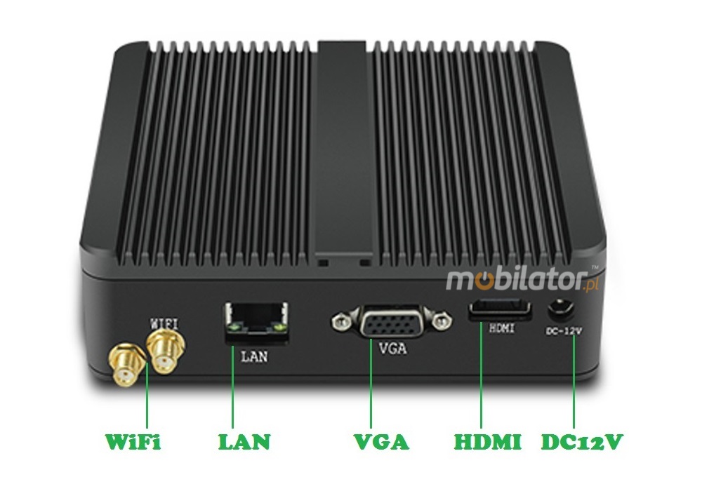MiniPC yBOX-A30X Lekki Mały Komputer Złącza WiFi LAN HDMI Zasilanie mobilator pl