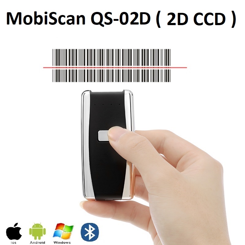 Pyoodporny (IP65) skaner przemysowy z moduem Bluetooth 4.0 oraz bateri 1000 mAh