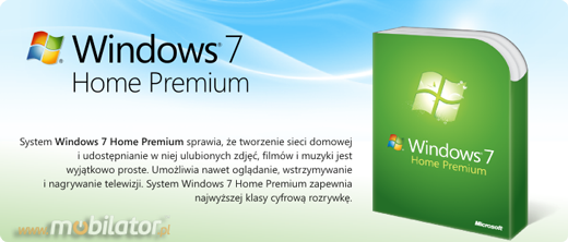 windows seven 7 home operating system system operacyjny