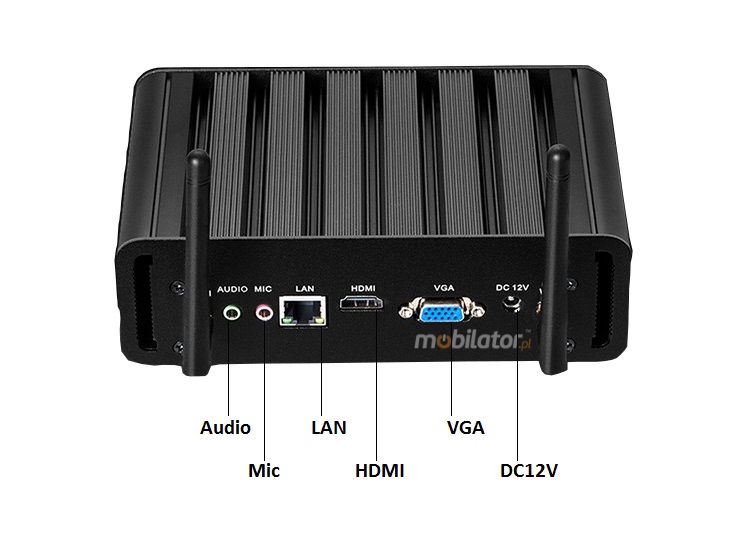 MiniPC yBOX-X31 Lekki Mały Komputer Złącza WiFi LAN HDMI Zasilanie mobilator pl