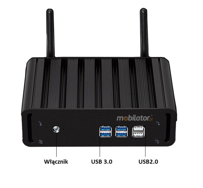 MiniPC yBOX-X31 Mini Komputer Złącza Mic Audio USB3.0 USB2.0 mobilator pl