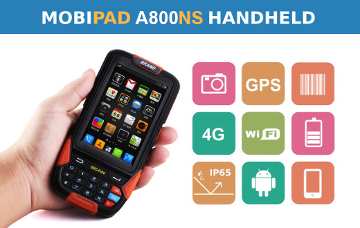 MobiPad Kolektor Przemysowy A800NS NFC RFID 1D 2D Skaner kodw 4G