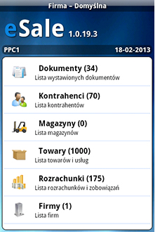 esale program firma android magazyn paragon faktura 