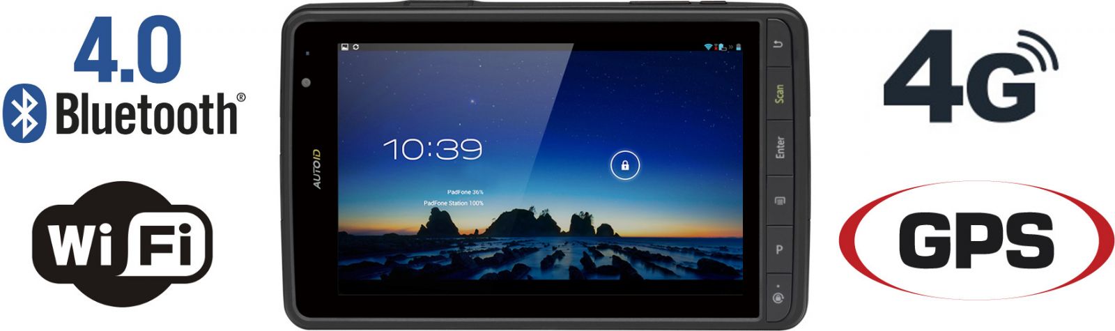 mobipad apad 4g wi-fi tablet przemysowy nfc 2d skaner