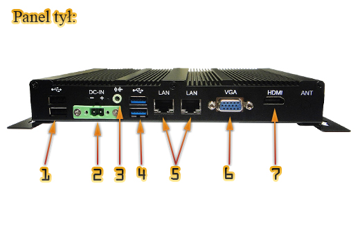 Przemysowy Bezwentylatorowy Mini Komputer bBOX-A1210M