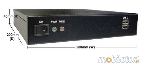 Przemysowy Bezwentylatorowy Mini Komputer bBOX-AG1190