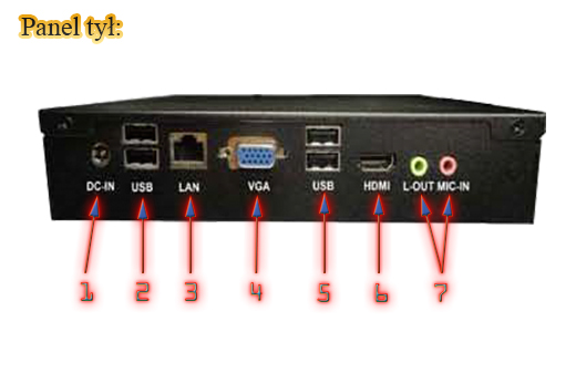 Przemysowy Bezwentylatorowy Mini Komputer bBOX-AG1190