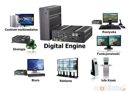 Przemysowy Bezwentylatorowy Mini Komputer bBOX-N2800