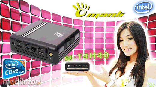 MiniPC Nettop Mini-PC May komputer Manli T4  M-T4H40