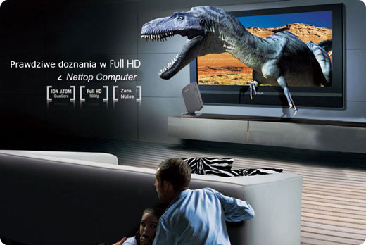 3gnet HI12B HI-12B  MiniPC Nettop Intel Atom Dual Core 1.8GHz DDR 3 HDD SSD