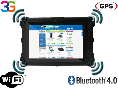 Bluetooth 4.0 GPS WCDMA 3G tablet przemysowy Android 4.4