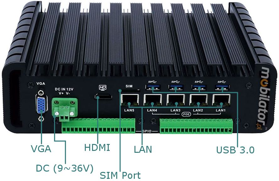 MiniPC IBOX 603 Lekki May Komputer Zcza LAN HDMI Zasilanie mobilator pl