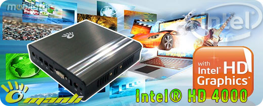 MiniPC Nettop Mini-PC May komputer Manli T6  M-T6H37 Intel Core™ i7-3770T (4x2.5 GHz)  Intel HD 4000 1TB HDD HGST 500GB SSD Samsung  Windows 7 Windows 8 16GB RAM DDR3 Chipset H61 i3 i5 i7 T6