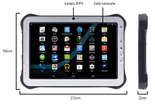 mobipad hdmi zlacza kamera 2/8mpx