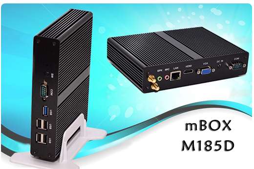 Przemysowy MiniPC mBOX-M185D