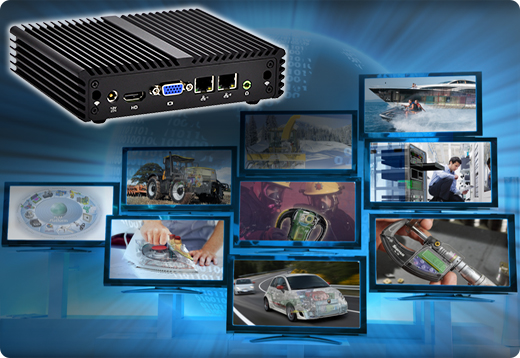 Komputer Przemysowy Fanless MiniPC mBOX Nuc Q107S