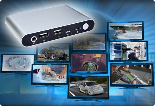 Komputer Przemysowy Fanless MiniPC mBOX-Q110 Z3735F