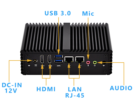 Komputer Przemysowy Fanless MiniPC mBOX Nuc Q150S ssd umoc mobilator