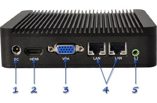 Komputer Przemysowy Fanless MiniPC mBOX Nuc Q210S