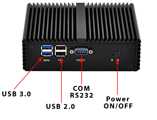 Komputer Przemysowy Fanless MiniPC mBOX Nuc Q430P umpc mobilator ssd